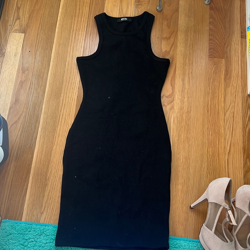 Miss Lola black bodycon dress